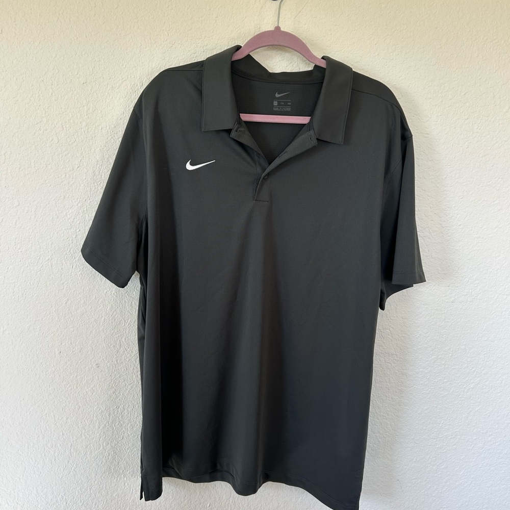Nike Men's Dark Gray Polo Shirt